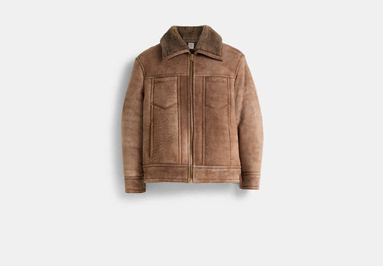 Restored Shearling Trucker Jacket