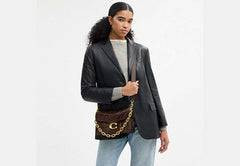 Chain Tabby Shoulder Bag With Quilting