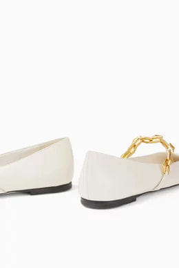 Jimmy Choo Diamond Tilda Flats in Leather