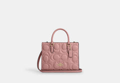 Maggie Small Tote Bag In Signature Leather