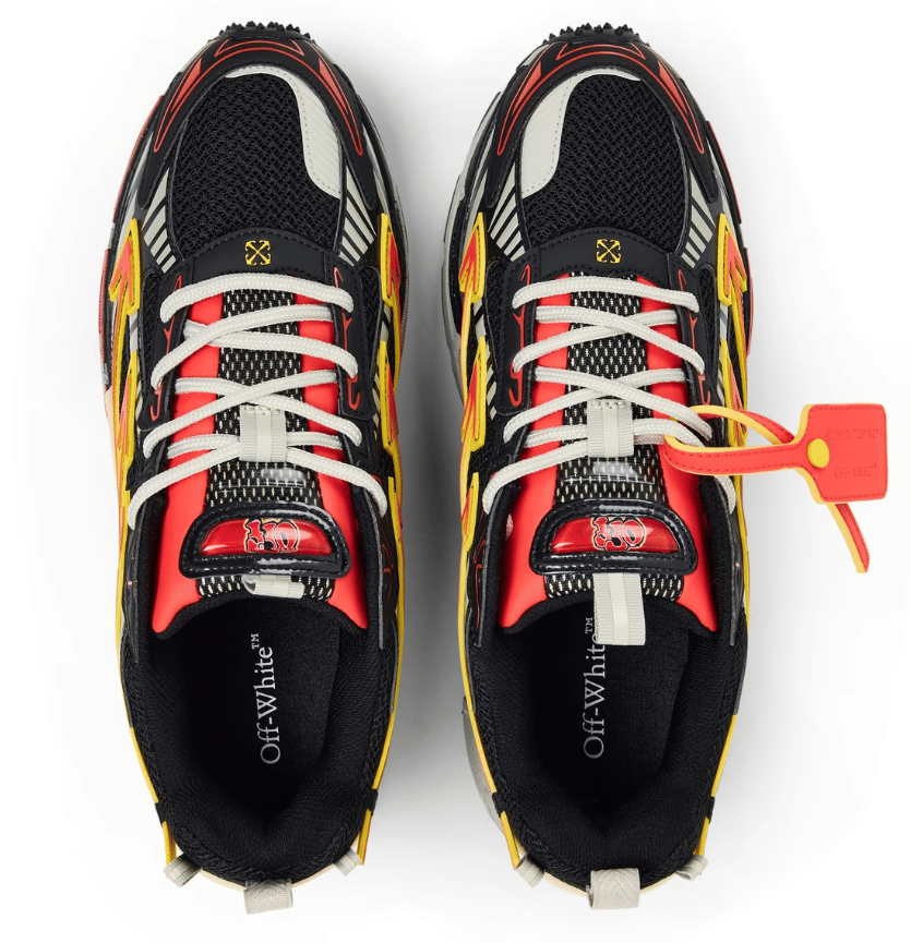 OFF WHITE Men's Be Right Sneakers  Coral/Coral Red