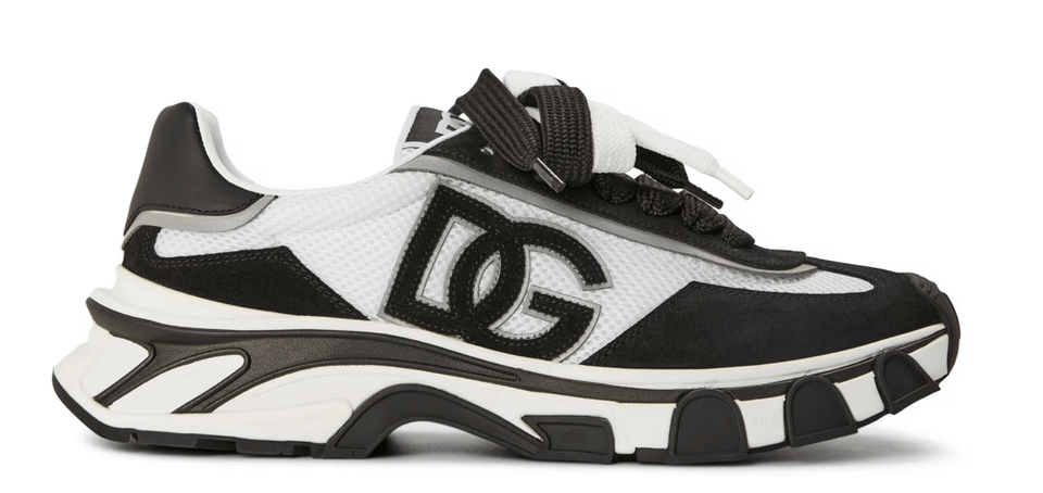Dolce and Gabbana DG Frami Mesh Runner Sn61 White/Black