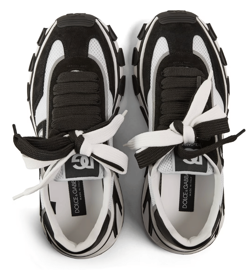 Dolce and Gabbana DG Frami Mesh Runner Sn61 White/Black