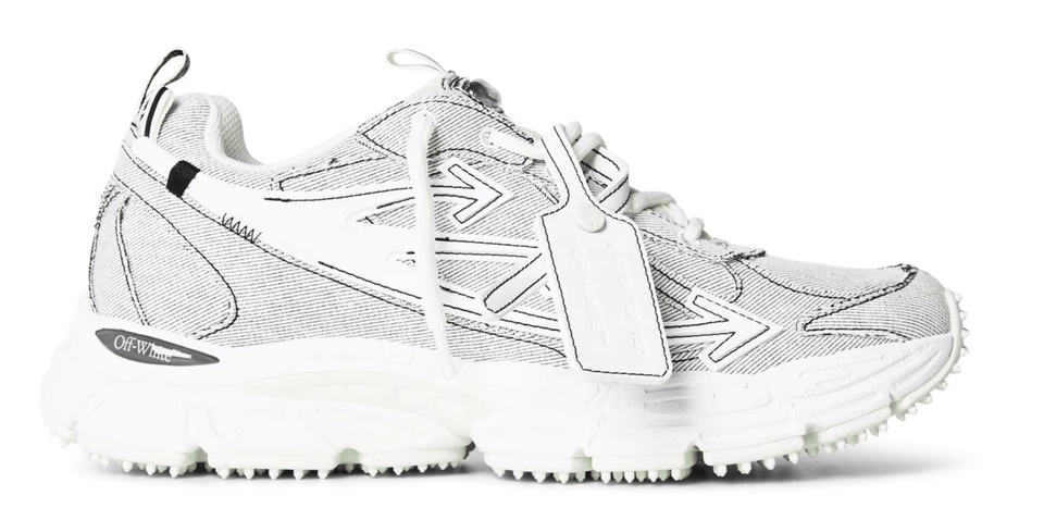 Off White Men's Denim BRB Trainers White