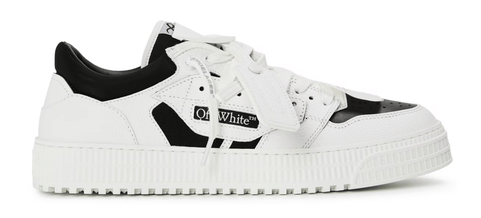 OFF WHITE Men's 3.0 Court Low Eye-catching Silhouette Trainers 'White/Black'