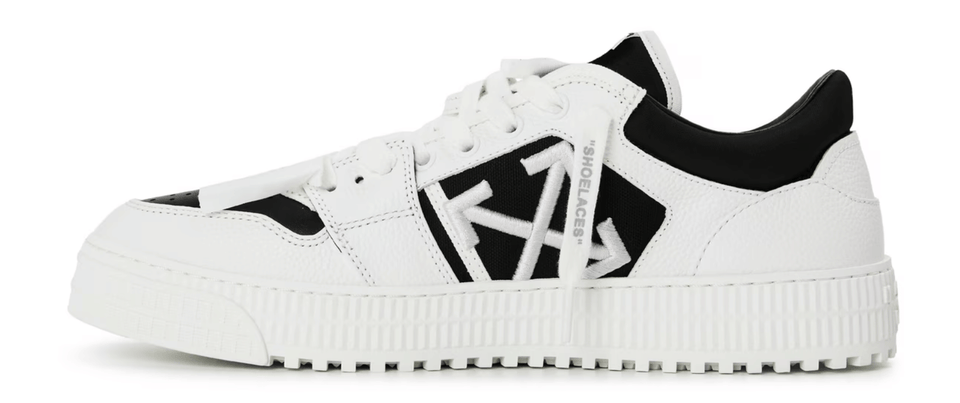 OFF WHITE Men's 3.0 Court Low Eye-catching Silhouette Trainers 'White/Black'
