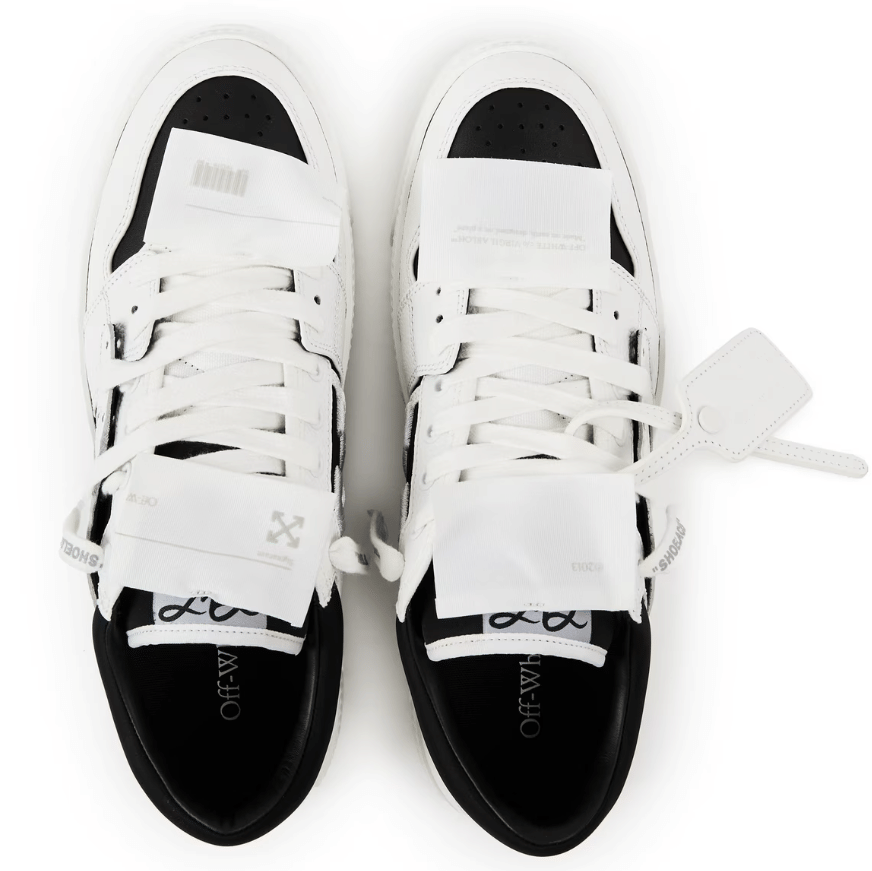 OFF WHITE Men's 3.0 Court Low Eye-catching Silhouette Trainers 'White/Black'