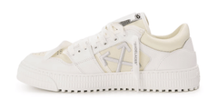 Off White Men's 3.0 Court Low Eye-catching Silhouette Trainers White/Ivory