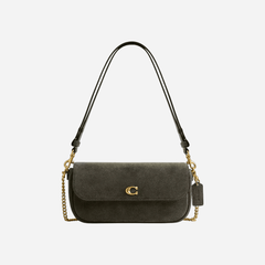 Coach Brook Flap Chain Bag Olive