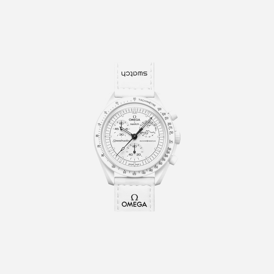 Swatch X Omega Bioceramic Moonswatch Mission To Moonphase Snoopy