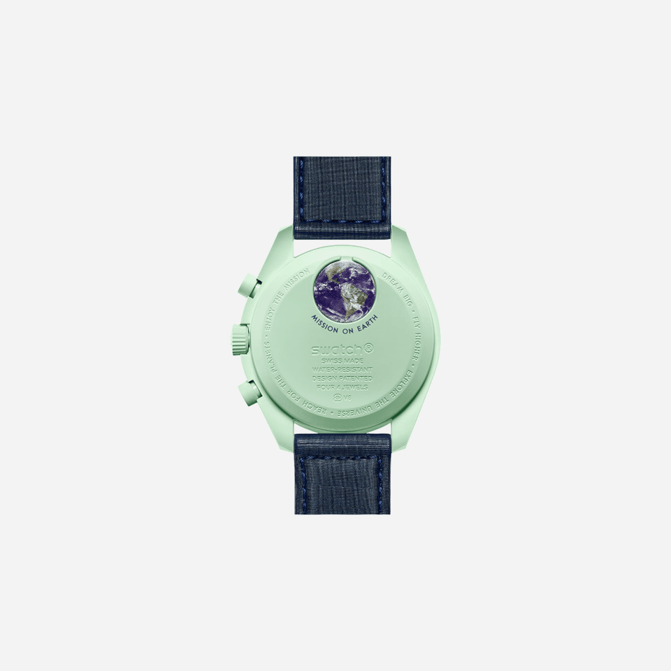 Swatch X Omega Bioceramic Moonswatch Mission To Earth