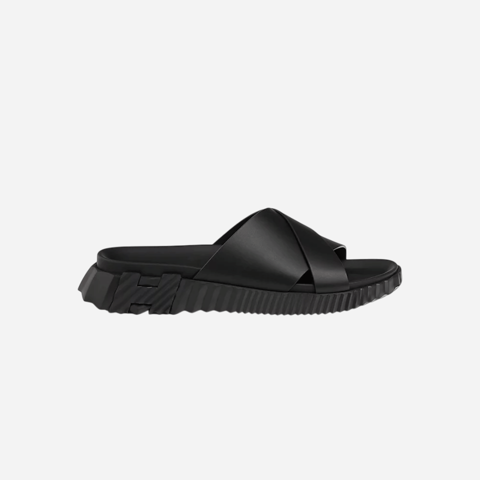 Hermes Infra Sandal Noir