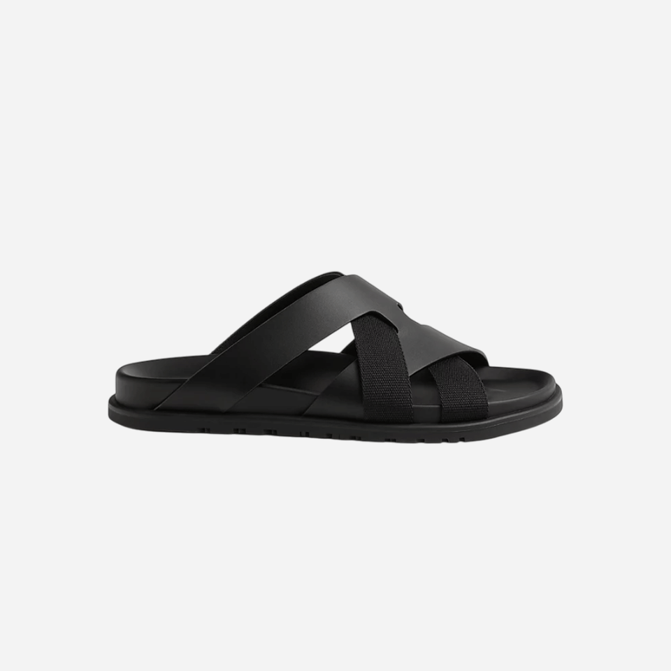 Hermes Kazimir Sandal Noir