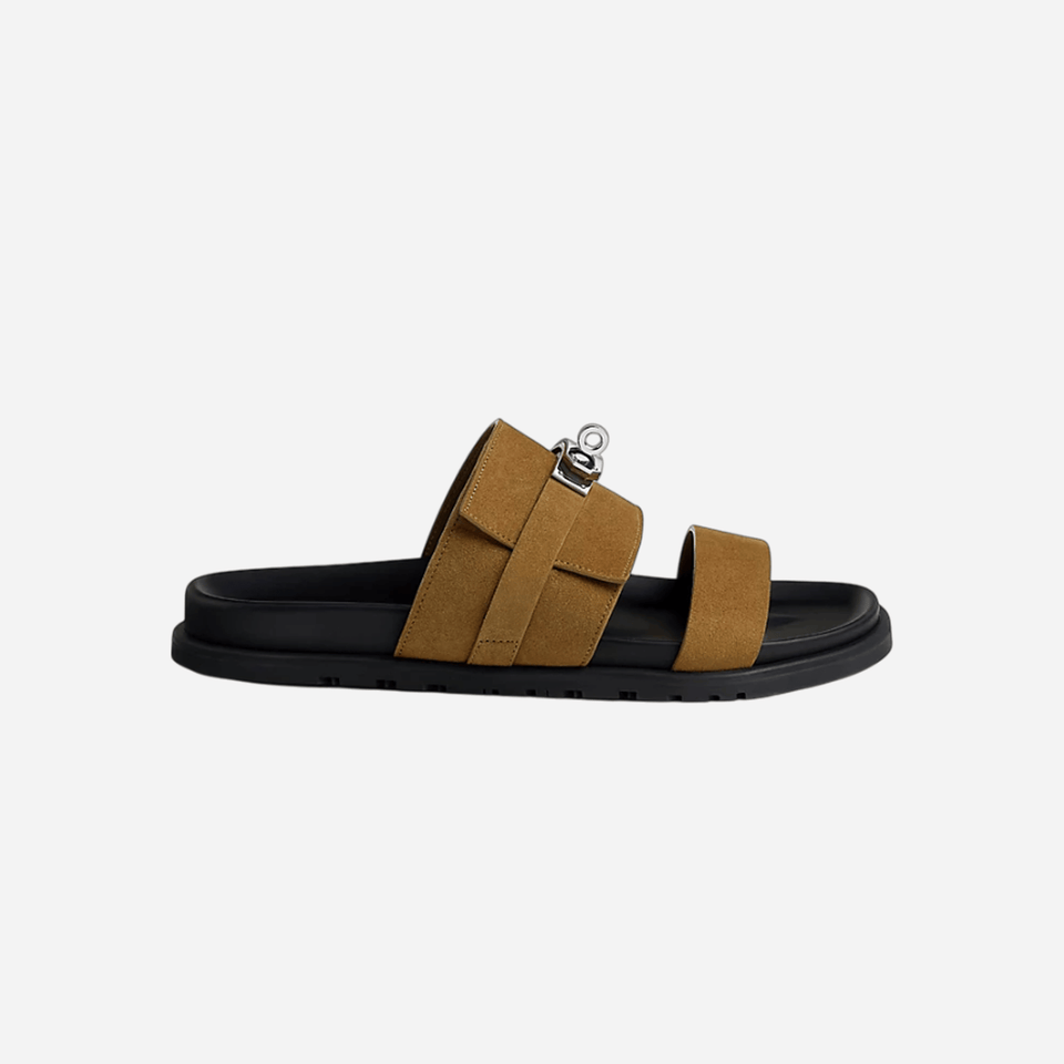 Hermes Jackson Sandal Brun Fume