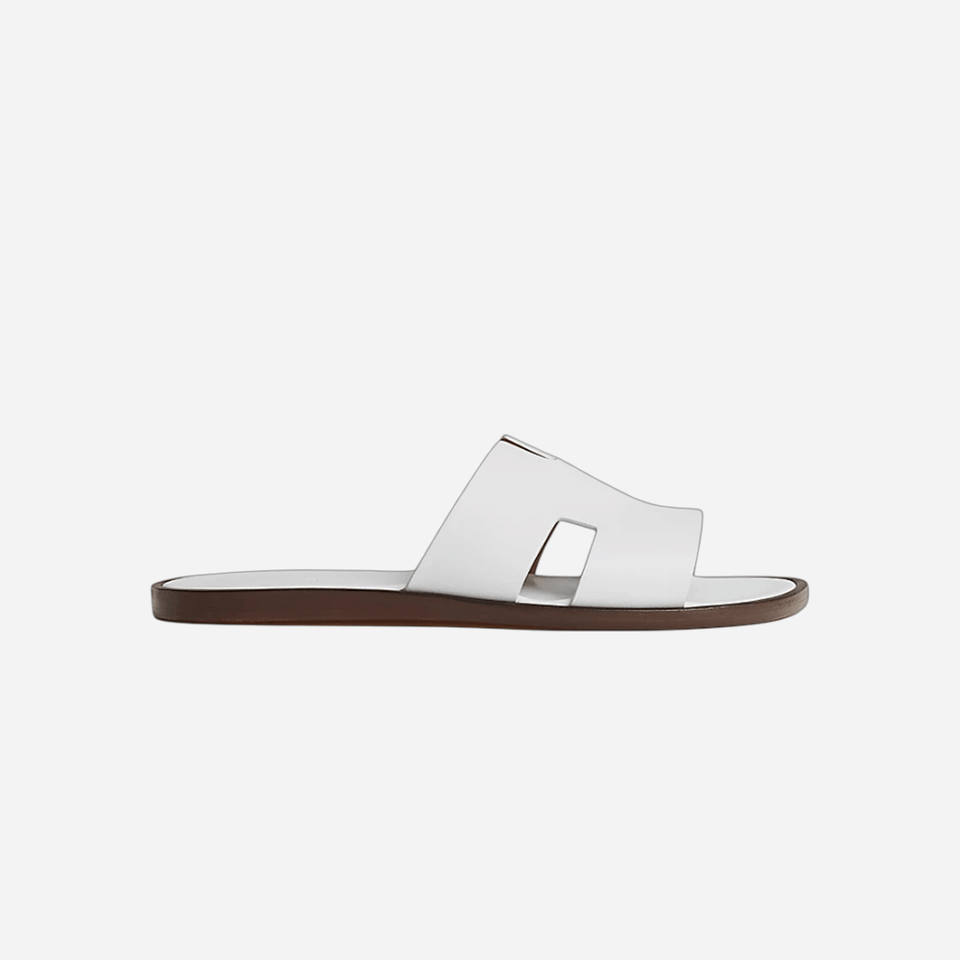Hermes Izmir Sandal Blanc