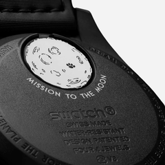 Swatch X Omega Bioceramic Moonswatch Mission To Moonphase Snoopy Black