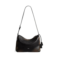 Coach Mott Messenger Bag 33 In Loved Leather in Black Light Tan