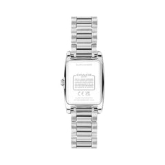 Coach Reese Watch, 20 Mm X 30 Mm Stainless Steel