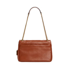 Coach Elodie Crossbody Bag With Quilting Gold Cinnamon