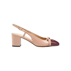 Valentino Valet Du Roi Kid Slingback Pump 60mm Butter
