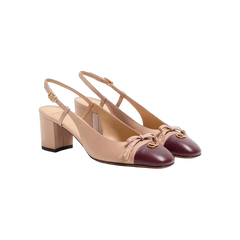 Valentino Valet Du Roi Kid Slingback Pump 60mm Butter