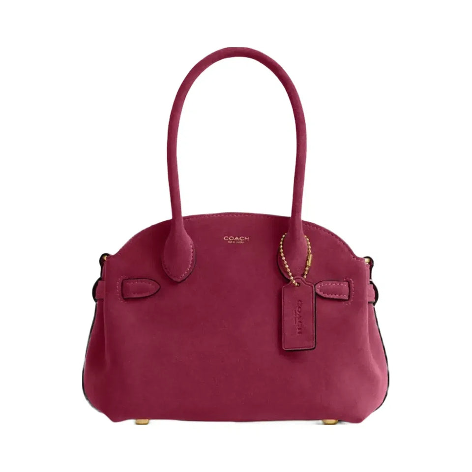 Coach Soft Empire Carryall Bag 21 Brass Dark Fuchsia