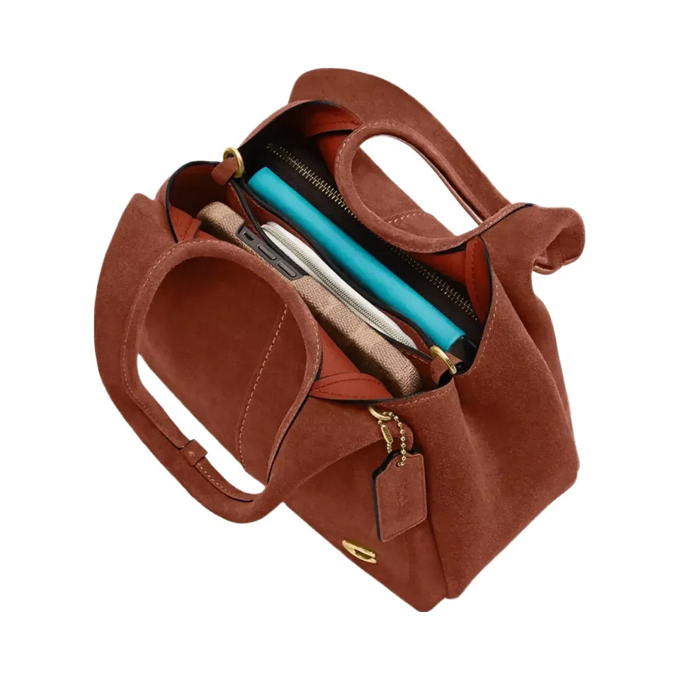 Coach Lana Shoulder Bag 23 in Brass Clay