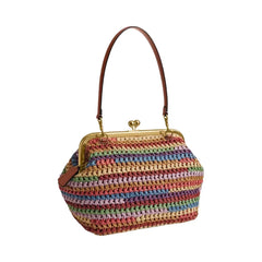Coach Kisslock Frame Bag 27 Brass Multi