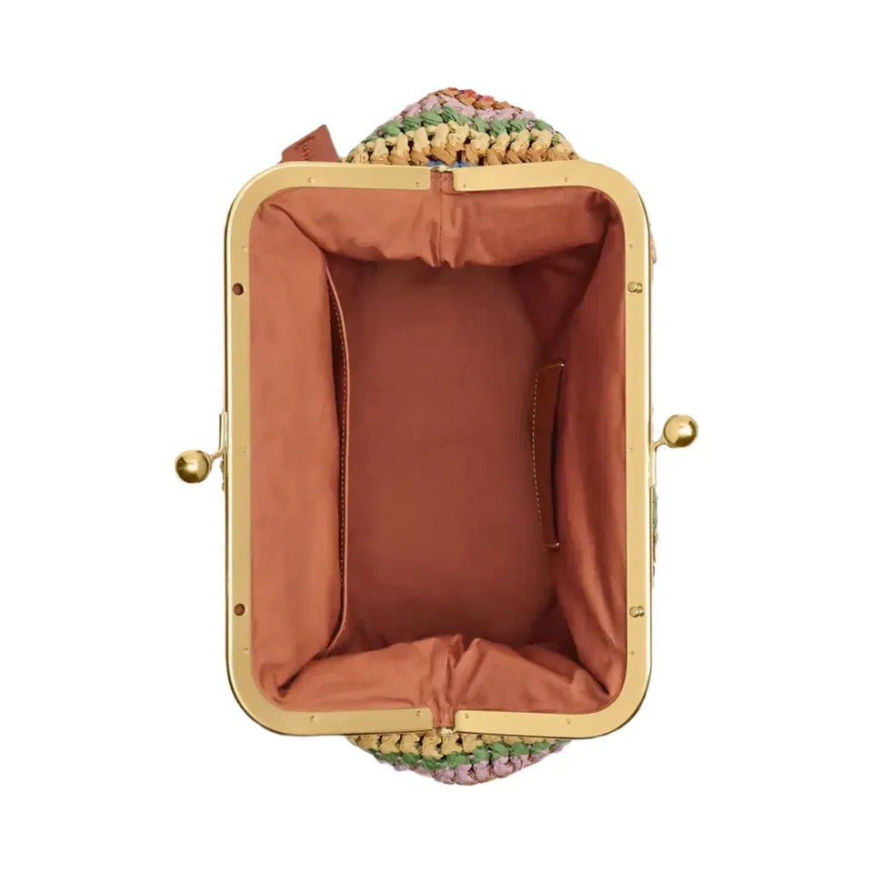 Coach Kisslock Frame Bag 27 Brass Multi