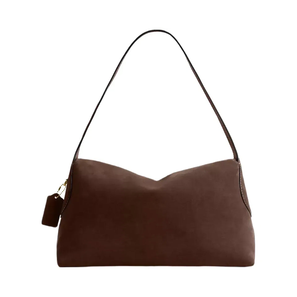 Coach Chelsea Shoulder Bag 36 Brass Dark Chocolate
