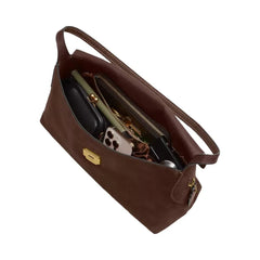 Coach Chelsea Shoulder Bag 36 Brass Dark Chocolate