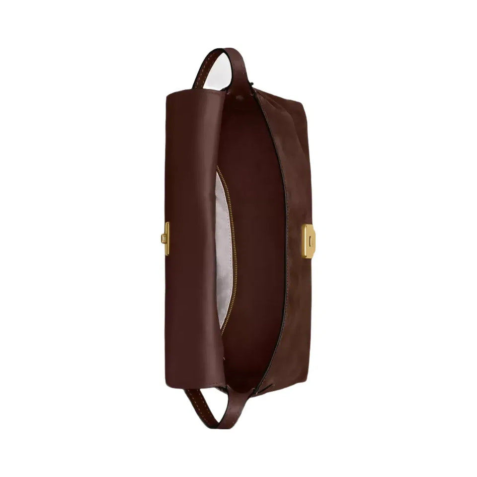Coach Chelsea Shoulder Bag 36 Brass Dark Chocolate