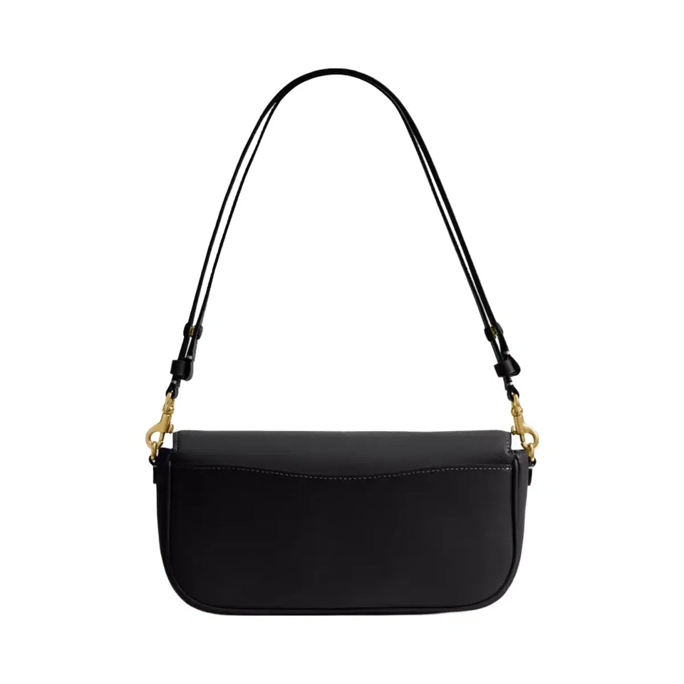 Coach Brook Flap Chain Bag in Brass Black