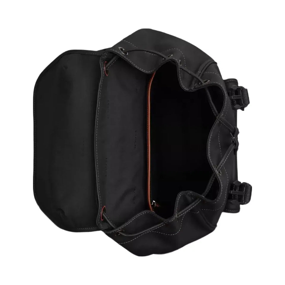 Coach League Flap Backpack in Black