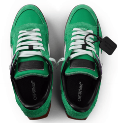 Off White End Of Play Sneakers Mens Green/ White