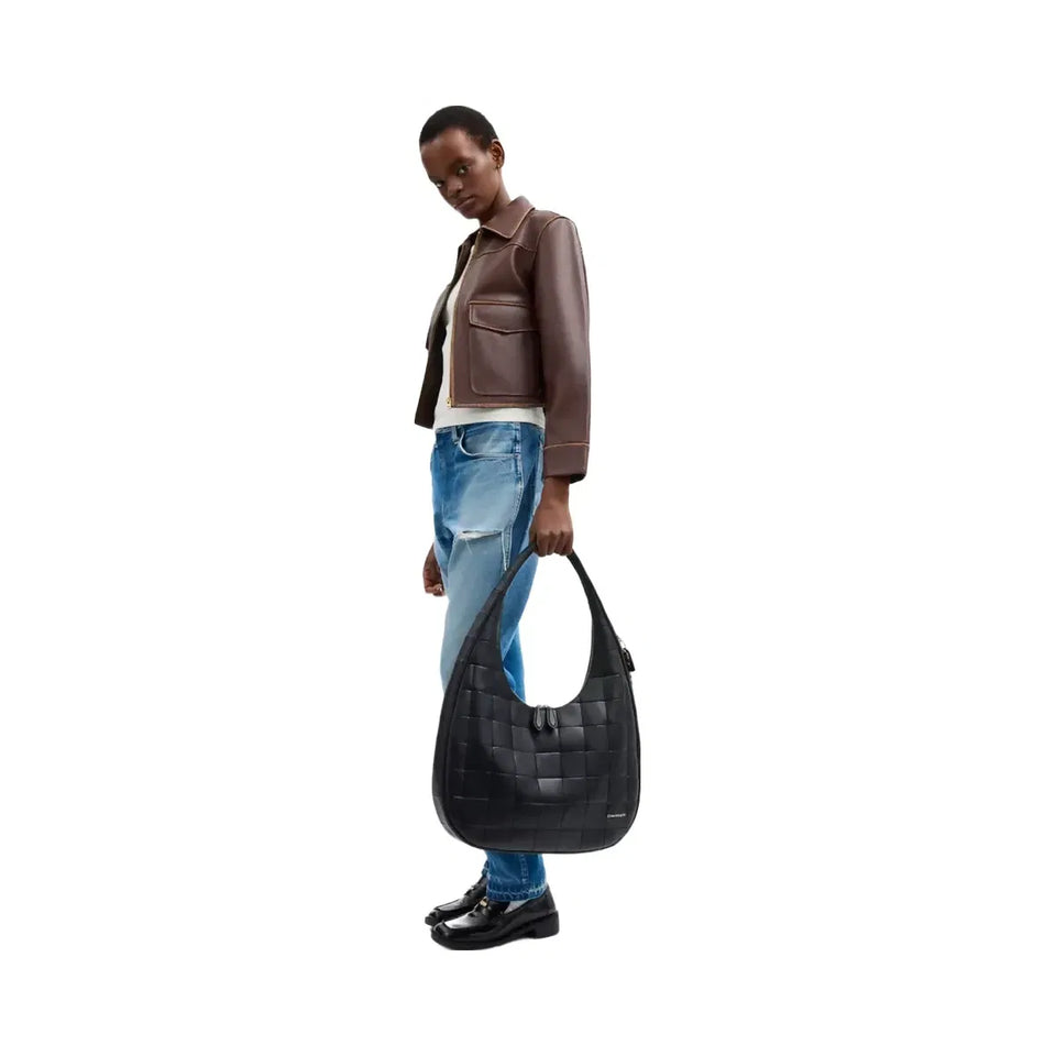 Coach Alter/Ego Large Crescent Shoulder Bag in Black 2