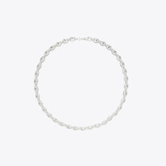 Tory Burch Gemini Link Delicate Necklace Light Silver