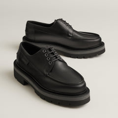 Hermes Locker Derby Shoe Noir