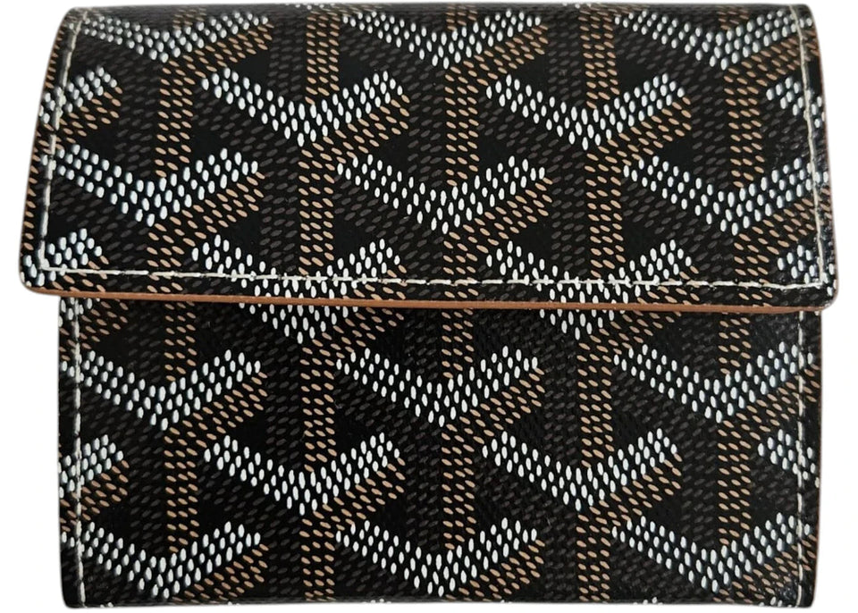 Goyard Marigny Wallet Black/Tan