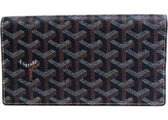 Goyard Richelieu Wallet Goyardine Navy
