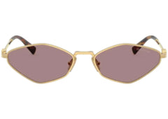 Miu Miu Logo Sunglasses Imauve 0Mu 56Zs 5Ak20I