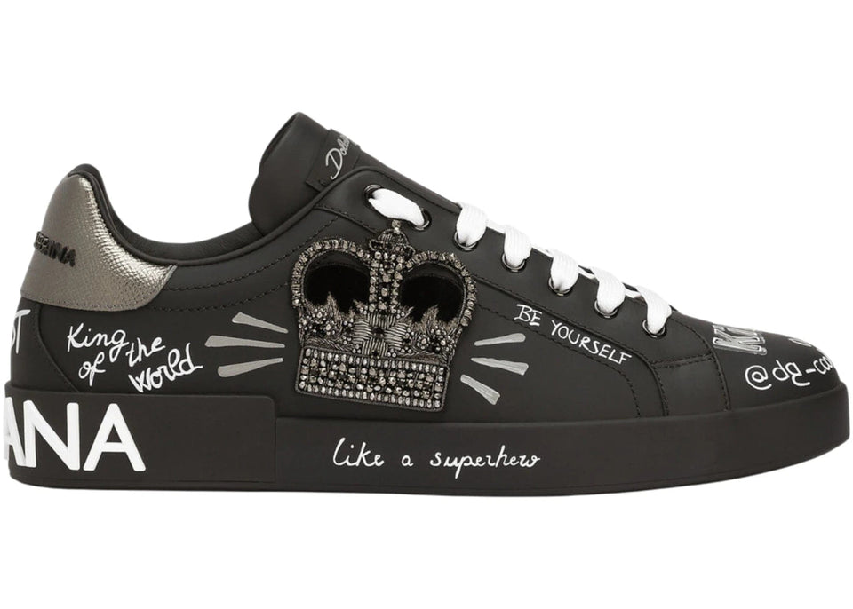 Dolce & Gabbana Sneaker Portofino Black Print