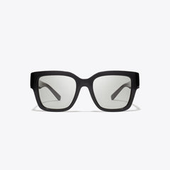 Tory Burch Miller Square Sunglasses BLACK/GRAY GRADIENT