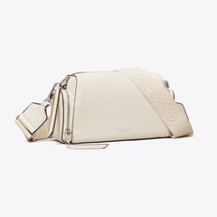 Tory Burch Perry Voyager Crossbody Bag Light Cream