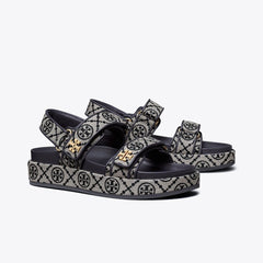 Tory Burch T Monogram Kira Sport Sandal PERFECT NAVY