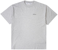 Off-White Jumbo Arrow Oversized S/S Melange Grey T-Shirt