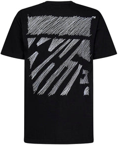 Off-White Scribble Diag Oversized S/S Black T-Shirt