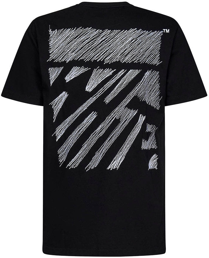 Off-White Scribble Diag Oversized S/S Black T-Shirt