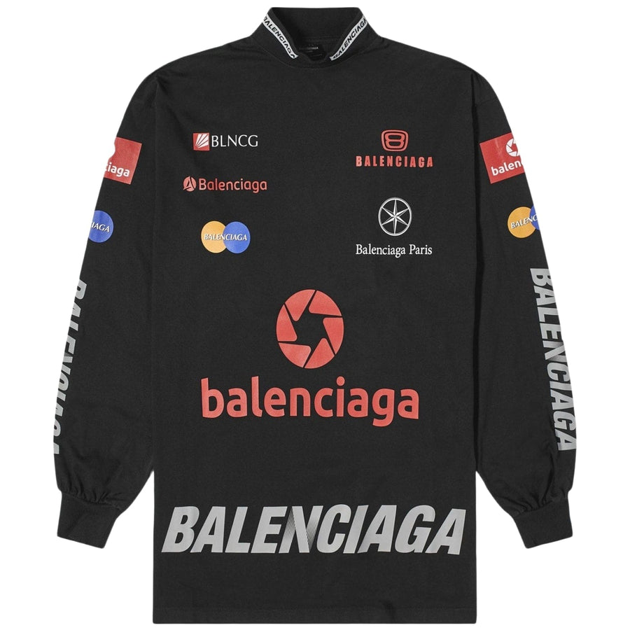Balenciaga Top League L/S T-Shirt Black