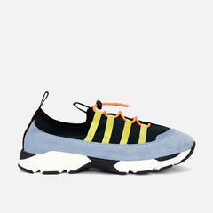 Marni RUNNING SNEAKERS - GREEN / LIGHT BLUE